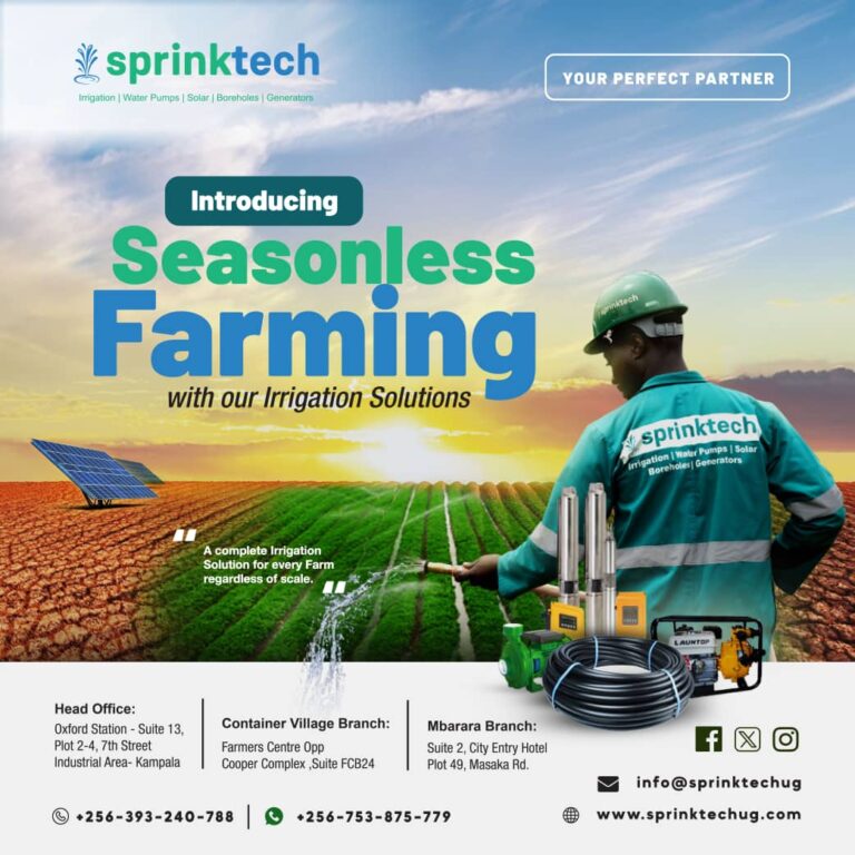 Maximizing Crop Yields with Advanced Irrigation Techniques from Sprinktech Limited